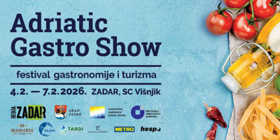 Pozivamo vas da nas posjetite na sajmu Adriatic Gastro Show 4.2. - 7.2.2026.